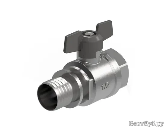 Royal Thermo кран шаровый с аксиальным соединением вн. 20x3/4"