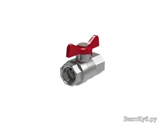 Кран шаровый Royal Thermo Optimal 3/4" вн-вн, ручка-бабочка Кран шаровый Royal Thermo Optimal 3/4" вн-вн, ручка-бабочка