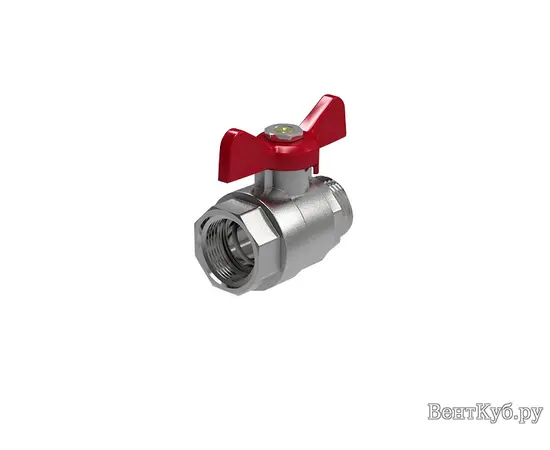 Кран шаровый Royal Thermo Optimal 1/2" нар-вн, ручка-бабочка Кран шаровый Royal Thermo Optimal 1/2" нар-вн, ручка-бабочка