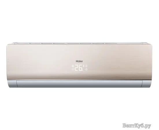 Haier HSU-24HNF103/R2-G, Рекомендуемая площадь и мощность: 70 м² - 7 кВт, Тип кондиционера: Неинверторный, Цвет: Золотой, - 2