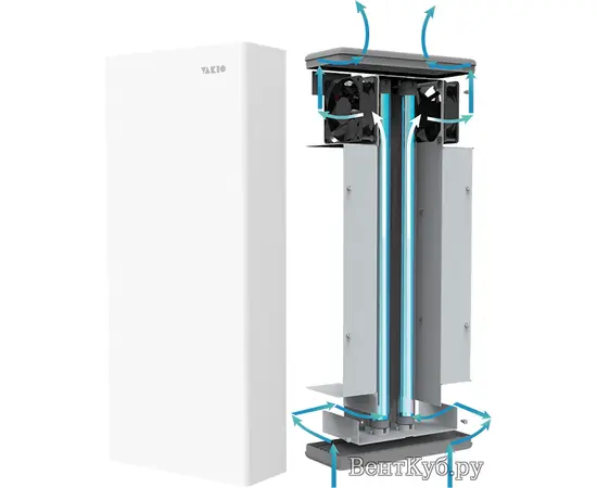 Vakio reFlash 120 (с передвижной платформой), Рекомендуемая площадь: 60 м², С передвижной платформой: Да, - 8