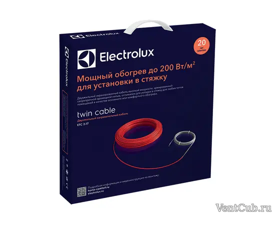 Electrolux ETC 2-17-1000, Площадь нагрева: 8,3 м², Мощность: 1 кВт, - 3