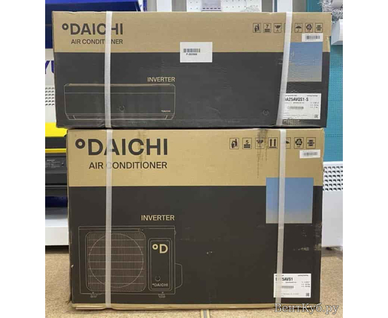 Daichi DA25AVQS1-S/DF25AVS1, Рекомендуемая площадь и мощность: 25 м² - 2,5 кВт, Цвет: Серый, - 8