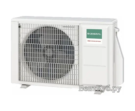 General ASHG09KPCA/AOHG09KPCA, Рекомендуемая площадь и мощность: 25 м² - 2,5 кВт, - 3
