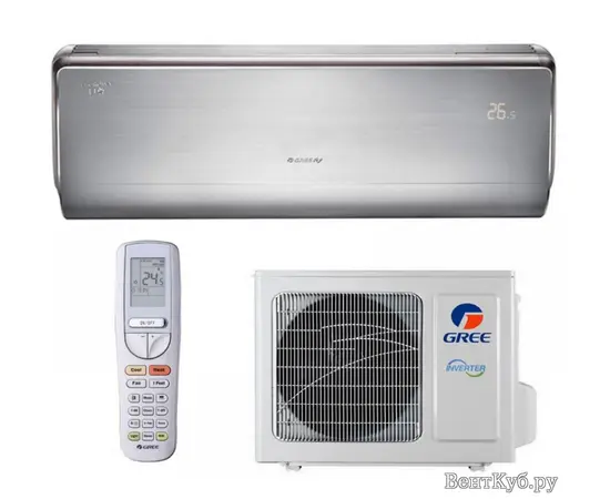 Gree GWH12UB-K3DNA4F, Рекомендуемая площадь и мощность: 35 м² - 3,5 кВт, Тип кондиционера: Инверторный, - 2