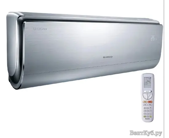 Gree GWH12UB-K3DNA4F, Рекомендуемая площадь и мощность: 35 м² - 3,5 кВт, Тип кондиционера: Инверторный, - 3