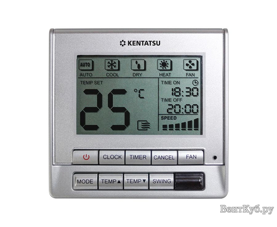 Kentatsu KSVR105HFAN3/KSUR105HFAN3, Рекомендуемая площадь и мощность: 100 м² - 10 кВт, - 4