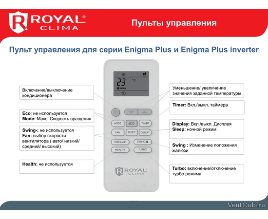 Royal Clima RC-E51HN, - 5