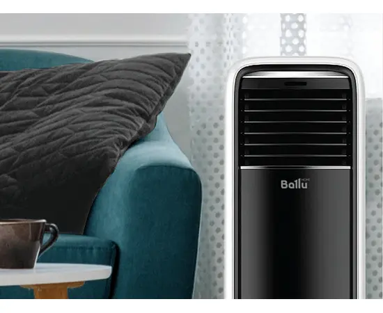 Ballu BPAC-09 CD, Рекомендуемая площадь и мощность: 25 м² - 2,5 кВт, - 9