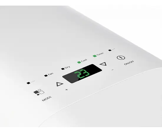 Ballu BPAC-07 CD, Рекомендуемая площадь и мощность: 20 м² - 2 кВт, - 8
