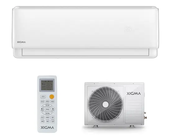 Xigma XG-EF27RHA, Рекомендуемая площадь и мощность: 25 м² - 2,5 кВт