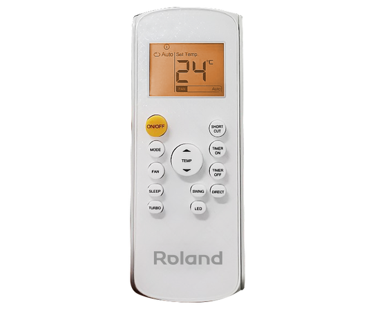 Roland FIU-07HSS010/N4, Рекомендуемая площадь и мощность: 20 м² - 2 кВт, Тип кондиционера: Инверторный, - 7