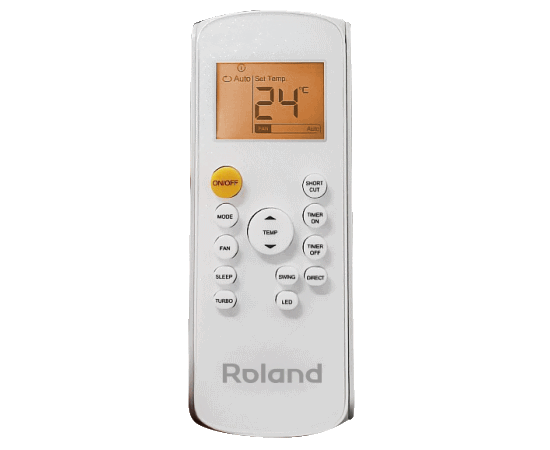 Roland FU-09HSS010/N4, Рекомендуемая площадь и мощность: 25 м² - 2,5 кВт, Тип кондиционера: Неинверторный, - 7