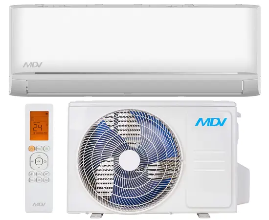 MDV MDSAG-12HRN1/MDOAG-12HN1, Рекомендуемая площадь и мощность: 35 м² - 3,5 кВт, Тип кондиционера: Неинверторный