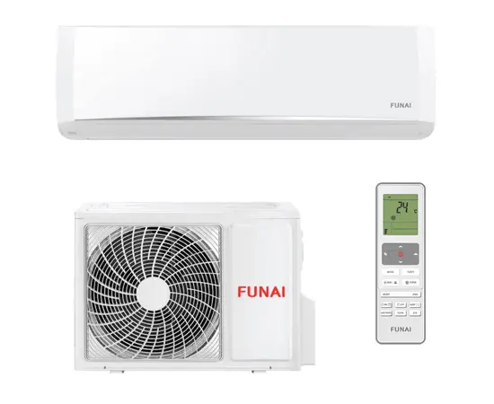 Funai RAC-SN20HP.D03, Рекомендуемая площадь и мощность: 20 м² - 2 кВт, Тип кондиционера: Неинверторный