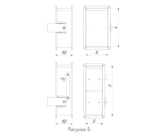 Заслонка Р 100x100, Типоразмер (мм): 100х100, Тип управления: Ручное, Бренд: Неватом, - 4