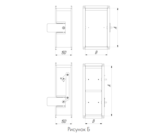 Заслонка Э 100x100, Типоразмер (мм): 100х100, Тип управления: Электропривод, Бренд: Неватом, - 4