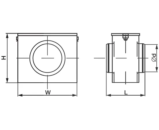Фильтр-бокс SHUFT FBCr 160, Диаметр: 160 мм, - 5