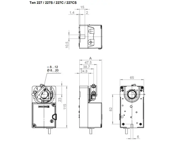 Gruner 227C-024-10/RUS, - 3