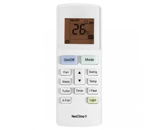NeoClima NS/NU-HAX07R, Рекомендуемая площадь и мощность: 20 м² - 2 кВт, Тип кондиционера: Неинверторный, - 5