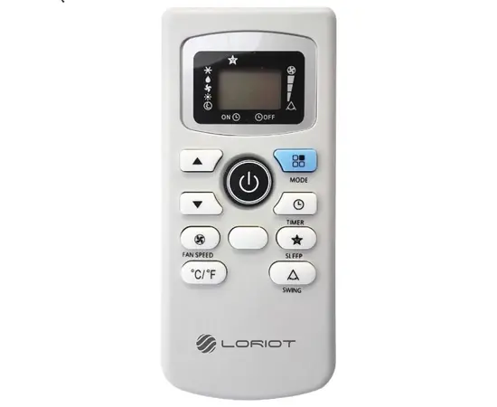 Loriot LPC-12TSM, Рекомендуемая площадь и мощность: 35 м² - 3,5 кВт, - 4