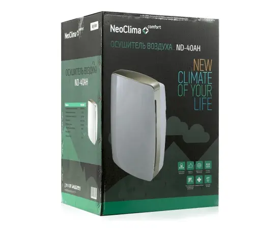 NeoClima ND-40AH, Производительность осушения (л/сут): 40, - 9