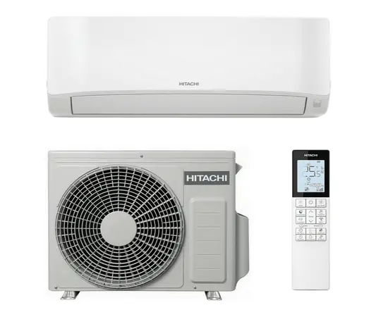 Hitachi RAK-DJ25PHAE, Рекомендуемая площадь и мощность: 25 м² - 2,5 кВт, Тип кондиционера: Инверторный