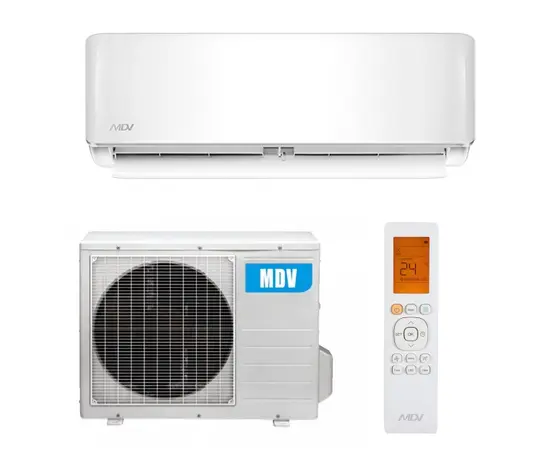 MDV MDSA-18HRN8/MDOA-18HN8, Рекомендуемая площадь и мощность: 50 м² - 5 кВт, Тип кондиционера: Неинверторный