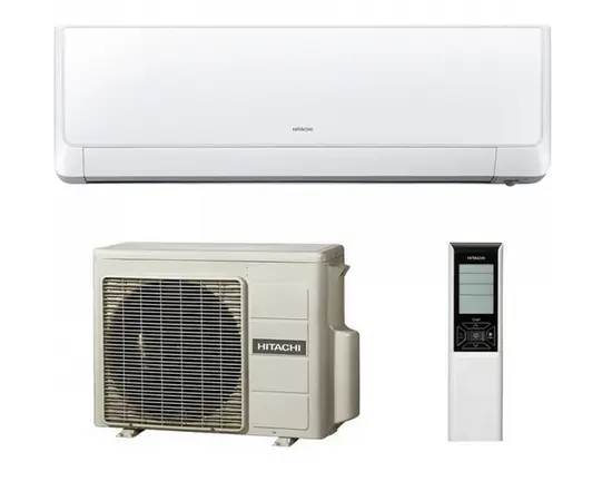 Hitachi RAK-25RXE, Рекомендуемая площадь и мощность: 25 м² - 2,5 кВт, Тип кондиционера: Инверторный Hitachi RAK-25RXE, Рекомендуемая площадь и мощность: 25 м² - 2,5 кВт, Тип кондиционера: Инверторный