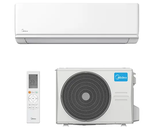 Midea MSAG2-12HRN1-I/MSAG2-12HRN1-O, Рекомендуемая площадь и мощность: 35 м² - 3,5 кВт, Тип кондиционера: Неинверторный