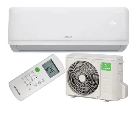 Lessar LS-H18KFE2/LU-H18KFE2, Рекомендуемая площадь и мощность: 50 м² - 5 кВт, Тип кондиционера: Неинверторный