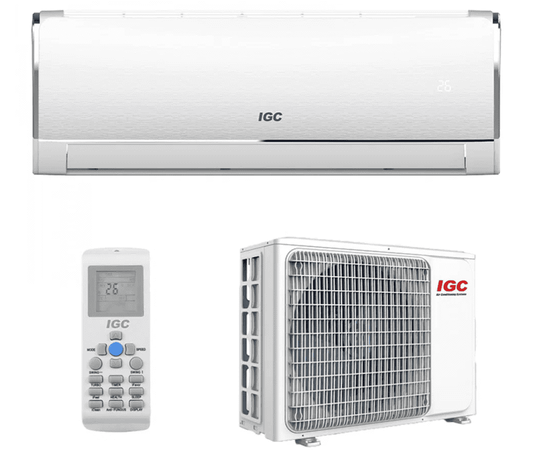 IGC RAS/RAC-07AX, Рекомендуемая площадь и мощность: 20 м² - 2 кВт, Тип кондиционера: Неинверторный