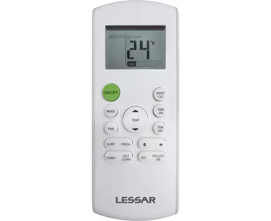 Lessar LS-HE09KRA2/LU-HE09KRA2, Рекомендуемая площадь и мощность: 25 м² - 2,5 кВт, Тип кондиционера: Инверторный, - 3