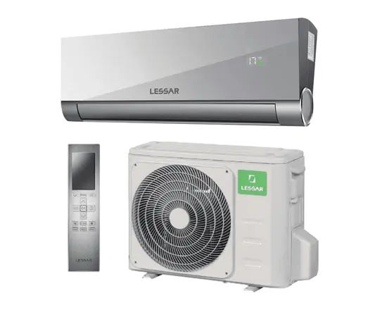 Lessar LS-HE09KAE2A/LU-HE09KAE2A, Рекомендуемая площадь и мощность: 25 м² - 2,5 кВт, Тип кондиционера: Инверторный