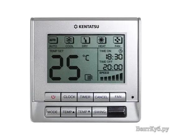 Kentatsu KSZT53HFAN1/KSUT53HFAN1/-40, Рекомендуемая площадь и мощность: 50 м² - 5 кВт, - 4