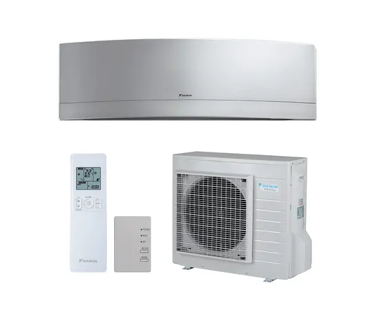 Daikin FTXJ25MS/RXJ25M, Рекомендуемая площадь и мощность: 25 м² - 2,5 кВт, Тип кондиционера: Инверторный, Цвет: Серый