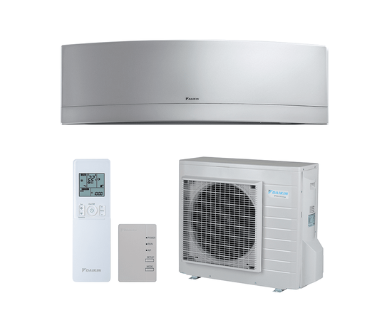 Daikin FTXJ20MS/RXJ20M, Рекомендуемая площадь и мощность: 20 м² - 2 кВт, Тип кондиционера: Инверторный, Цвет: Серый