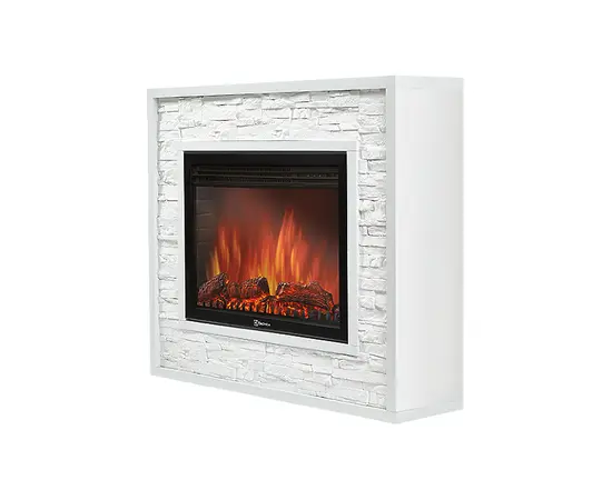 Firelight Loft 30 камень белый, белая эмаль, - 2