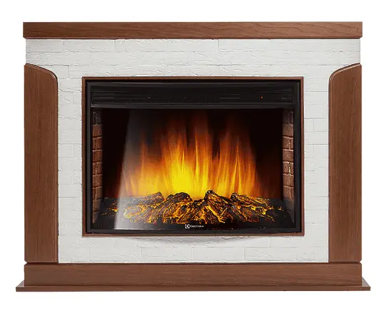 Firelight Prestigio 30 камень белый, шпон дуб Firelight Prestigio 30 камень белый, шпон дуб
