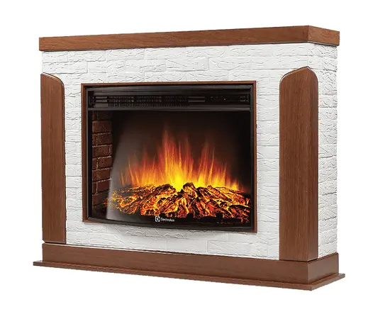 Firelight Prestigio 30 камень белый, шпон дуб, - 2 Firelight Prestigio 30 камень белый, шпон дуб, - 2