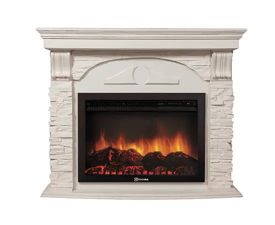 Firelight Torre 25U (угловой) камень белый, шпон белёный дуб Firelight Torre 25U (угловой) камень белый, шпон белёный дуб