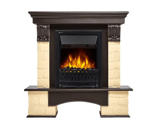 Firelight Forte Classic камень бежевый, шпон венге