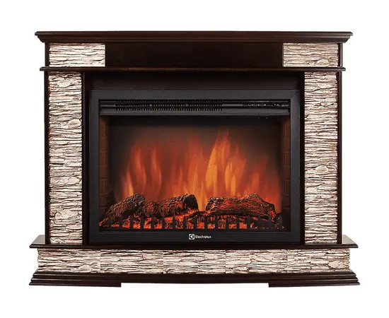 Firelight Scala 25 камень сланец скалистый бурый, шпон тёмный дуб