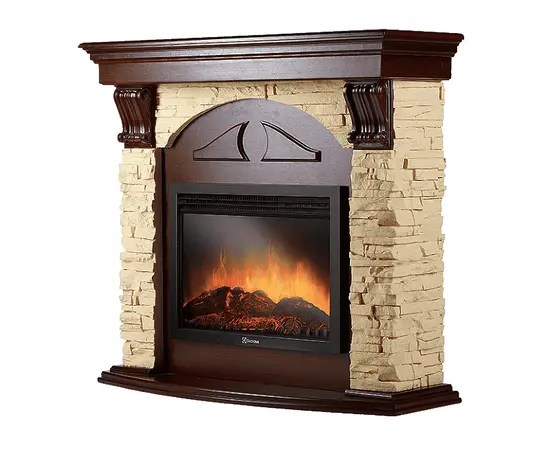 Firelight Torre 30S камень слоновая кость, шпон темный дуб, - 2