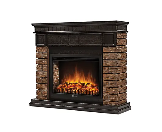 Firelight Bricks Wood 30 камень темный, шпон венге, Цвет: Венге, - 2 Firelight Bricks Wood 30 камень темный, шпон венге, Цвет: Венге, - 2