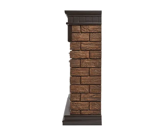 Firelight Bricks Wood 30 камень темный, шпон венге, Цвет: Венге, - 3 Firelight Bricks Wood 30 камень темный, шпон венге, Цвет: Венге, - 3