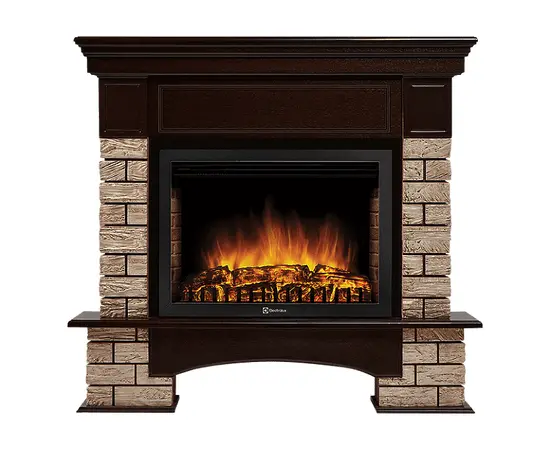Firelight Forte Wood 25 камень коричневый, шпон темный дуб
