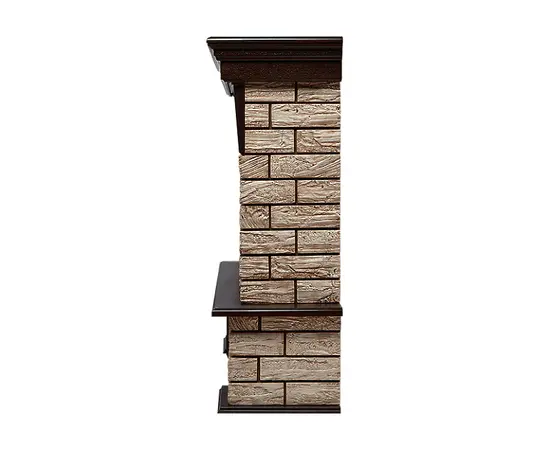 Firelight Forte Wood 25 камень коричневый, шпон темный дуб, - 4