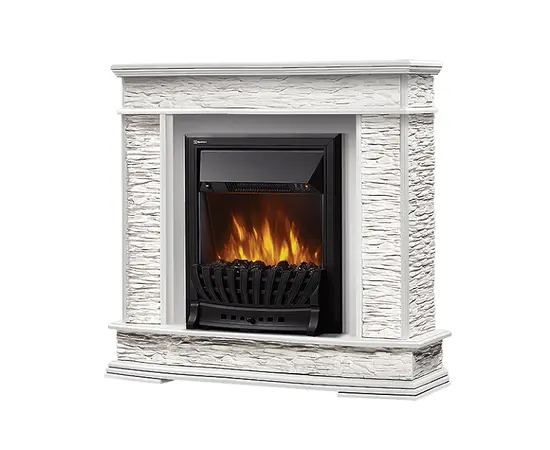 Firelight Scala Classic камень сланец скалистый белый, шпон белый дуб, - 2 Firelight Scala Classic камень сланец скалистый белый, шпон белый дуб, - 2