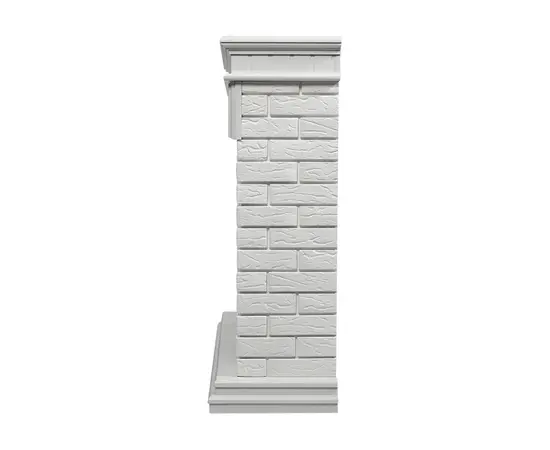 Firelight Bricks 25 камень белый, белая эмаль, Цвет: Белый, - 4
